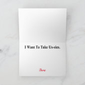 Romantik selbt Coupels Liebe Card Karte (Innenseite)