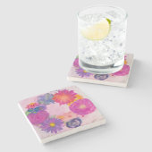 Romantik Steinuntersetzer (Seitenansicht)