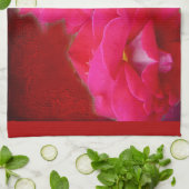 Romantik und Rote Rose Handtuch (Gefaltet)