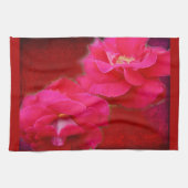 Romantik und Rote Rose Handtuch (Horizontal)
