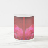 Romantik und Rote Rose Mattglastasse (Mittel)
