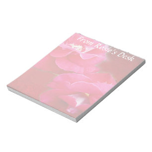 Romantik und Rote Rose Notizblock