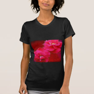 Romantik und Rote Rose T-Shirt