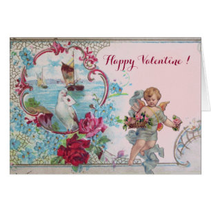 ROMANTIK /VALENTINS CUPID TREFFEN ROSA ROSEN