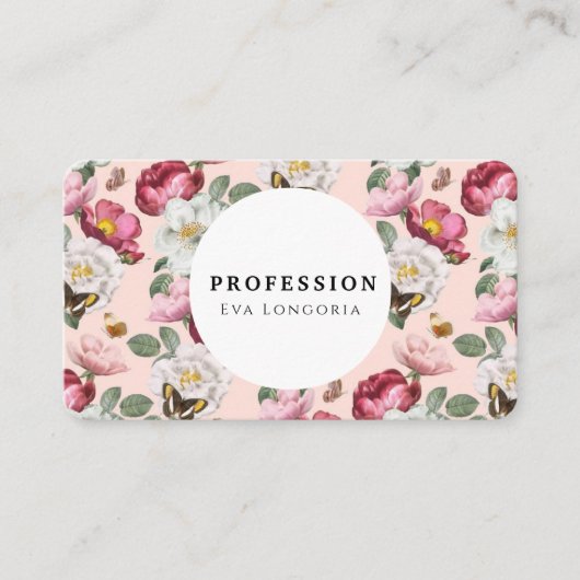 Romantik Visitenkarte (Vorderseite)