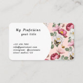 Romantik Visitenkarte (Rückseite)