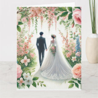 Romantik Wedding 5 Karte