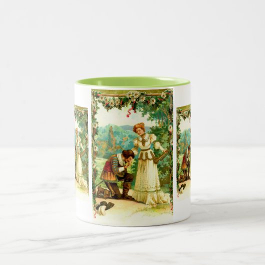 Romantik Zweifarbige Tasse (Mittel)