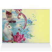 ROMANTIKA, BLUE GELBE PINK BLUE BLUE FLORAL MIT DO (Innenansicht Horizontal (Oben))