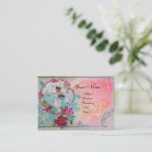 ROMANTIKA - MONOGRAMM 3 VISITENKARTE (Stehend Vorderseite)