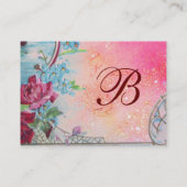 ROMANTIKA - MONOGRAMM 3 VISITENKARTE (Rückseite)