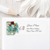 ROMANTIKA WEISS BLAUER STRAND WEDING MONOGRAM (Insitu)