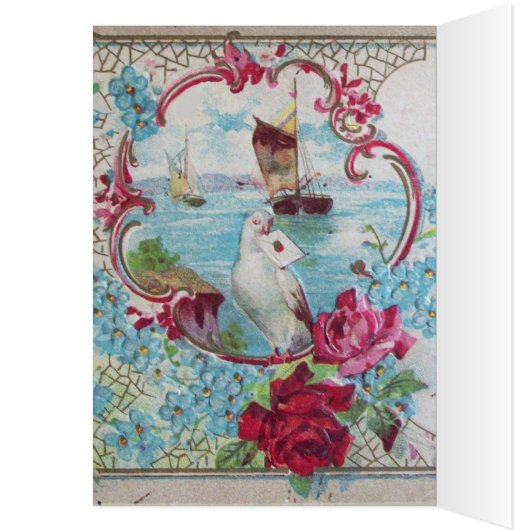 ROMANTIKA / WEISSE TUNDE MIT SCHREIBMUTTER (Innen (Links))