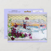 ROMANTIKA/WINDMILL IM SCHNEE, STIEFMÜTTERCHEN, SCH POSTKARTE (Vorne/Hinten)