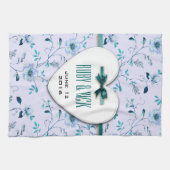 RomantikCharme Vintage Hochzeitskollektion mit Blu Handtuch (Horizontal)