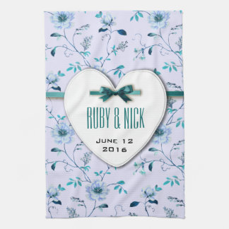 RomantikCharme Vintage Hochzeitskollektion mit Blu Handtuch