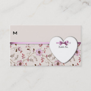 RomantikCharme Vintage Hochzeitskollektion mit Blu Visitenkarte