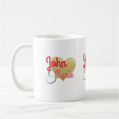 Romantikerin personalisiert kaffeetasse (Links)