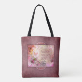 Romantisch Alles, was du brauchst, ist Liebe Tasche (Rückseite)