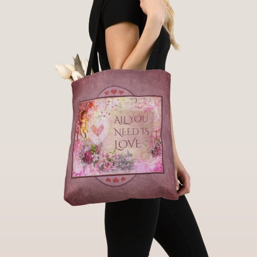 Romantisch Alles, was du brauchst, ist Liebe Tasche (Von Nahem)
