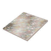 Romantisch, Aquamarin, Aquarell, Chic, floral Fliese (Seite)