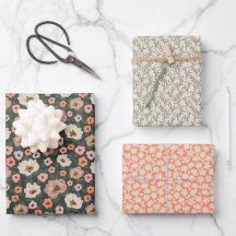 Romantisch bemalte Blumenhochzeit und Brautdusche