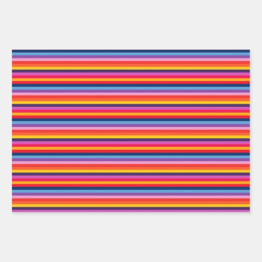 Romantisch bunt geschenkpapier set (Vorderseite 2)