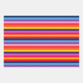 Romantisch bunt geschenkpapier set (Vorderseite)