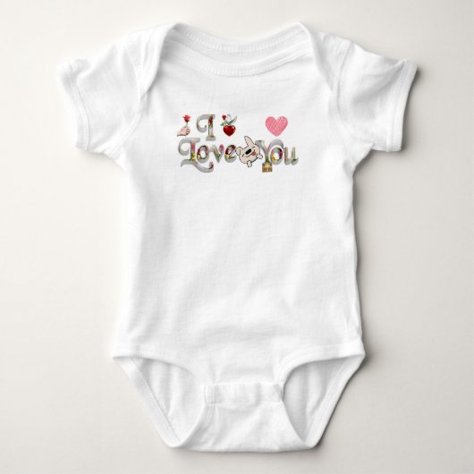 Romantisch & Elegant Baby Strampler (Vorderseite)