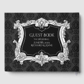 Romantisch, elegant französisch Gerahmt Gästebuch (Rückseite)