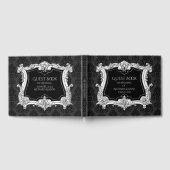 Romantisch, elegant französisch Gerahmt Gästebuch (Voll)