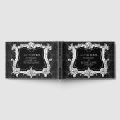 Romantisch, elegant französisch Gerahmt Gästebuch (Voll)