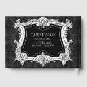 Romantisch, elegant französisch Gerahmt Gästebuch (Rückseite)
