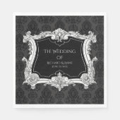 Romantisch, elegant französisch Gerahmt Serviette (Vorderseite)