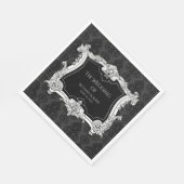 Romantisch, elegant französisch Gerahmt Serviette (Ecke)