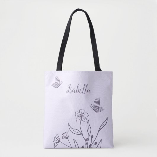 Romantisch elegant und blumenreich tasche (Vorderseite)