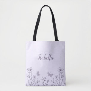 Romantisch elegant und blumenreich tasche