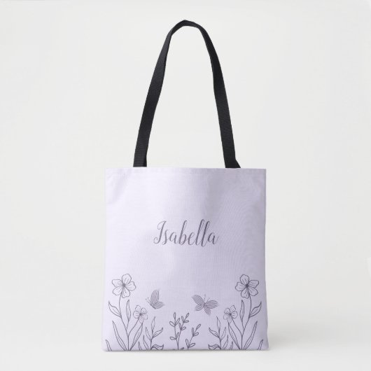 Romantisch elegant und blumenreich tasche (Vorderseite)