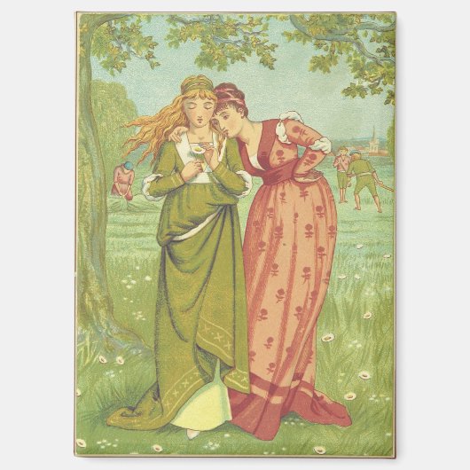 Romantisch Elegant Vintage Valentinstag, viktorian Magnet (Vorderseite)