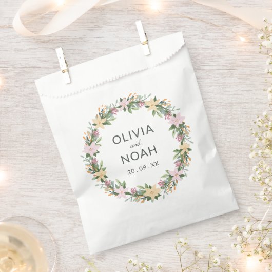 Romantisch floral  geschenktütchen (Ausgeschnitten)