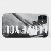 Romantisch ICH LIEBE DICH iPhone 11 Hülle (Rückseite (Horizontal))