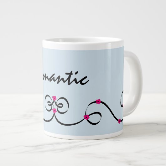 romantisch Jumbo-Tasse (Vorderseite Rechts)