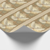 Romantisch Nostalgische Friedens-Taube Geschenkpapier (Ecke)
