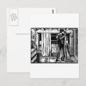 romantisch postkarte (Vorne/Hinten)