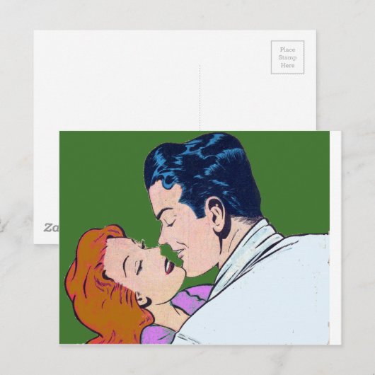 romantisch postkarte (Vorne/Hinten)