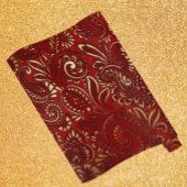 Romantisch Red Bold Damask Paisley Bold Floral Geschenkpapier