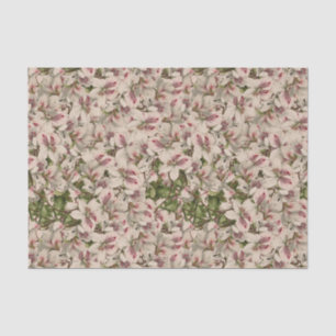 Romantisch rosa Vintage Lilie Wasserfarben stilvol Seidenpapier