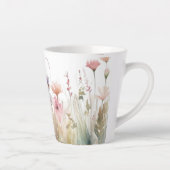 Romantisch, rustikal, Wildblume motiviert Milchtasse (Rechts)