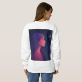 romantisch und wild sweatshirt (Schwarz voll)