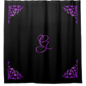 Romantisch, Vintag Personalisiert Duschvorhang (Vorderseite)